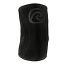 Rehband Elbow 5mm Compression Sleeve, Neoprene Elbow Sleeves for Weightlifting, Anatomical Design, Non-Slip & Close Fitting, Elbow Support Unisex, Colour:Carbon/Black, Size:Large
