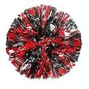 AimtoHome Cheerleading Pom Poms Cheerleader Cheering Squad Pompoms with Baton Handle for Team Spirit Sports Dance Cheering Kids Adults
