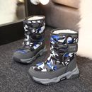 Kids Snow Boots Warm Anti-Slip Winter Shoes Warm Toddler Boots for Boys Girls