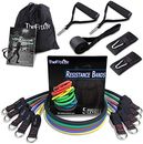 Exercise And Resistance Bands Set Workout Tubes For Indoor And Outdoor Sports F