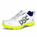 DSC Beamer Cricket Shoes Size 1 UK (Fluro Yellow-White)
