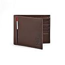 U.S. POLO ASSN. Evia Dk. Brown Leather Wallet for Men