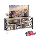 Modern Industrial TV Stand for TVs up to 65 Inch with Storage Shelves Display US