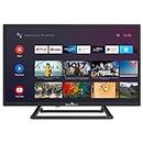 Smart Tech TV LED HD 24' (60cm) 24HA10T3 ANDROID TV, Résolution: 1366 (H) × 768 (V), DVB-T2/C/S2,H.265 ,Dolby Audio, 3xHDMI, 2xUSB, modèle 2023