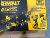 NEW! DEWALT DCK489D2 20V Atomic 4 Tool Combo Kit w/ Drill Impact Batteries