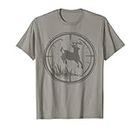 Hombre Deer Hunting Buck In My Gun Sights Camiseta Camiseta