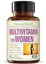 Women's Daily Multivitamin Multimineral Supplement. Vitamins and Minerals. Chromium, Magnesium, Biotin, Zinc, Calcium, Green Tea. Antioxidant Properties for Women. Heart, Breast Health. 60 Capsules