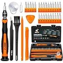 JOREST 33Pcs Precision Screwdriver Set, Tool Kit with Security Torx T5 T6 T8 T9, Triwing Y00, Star P5, etc, Repair for Ring Doorbell, Laptop, Switch, PS4, Xbox, MacBook, iPhone, Watch, Glasses, etc