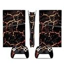 Full Set Skins Compatible with PS5 Slim Digital Console and Controller, PS5 Slim Digital Decoration and Protective Stickers,4