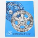 Catálogo vintage elegante en ruedas Cragar SS mag rueda de automóvil década de 1960