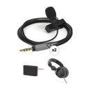 RODE smartLav+ Two Person Lavalier Interviewer Kit for iOS Devices SMARTLAV+