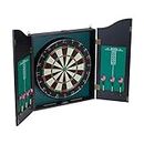 Anko Dartboard in Wooden Cabinet with Score Board and Game Darts Pub Style