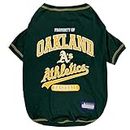 MLB Oakland Athletics Dog T-Shirt, X-Large