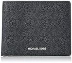 Michael Kors Men's Jet Set Slim Bifold 6 Pocket Wallet Black