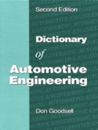 Dictionnaire De Automobile Engineering Livre de Poche A.Goodsell