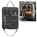 High Road BackPockets Car Organizer with Seat Back Storage Pockets and Bag Dispensers (Black)