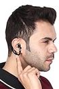 Drumstone(15 Years Warranty Men's MBT500 Wireless Single Ear Bluetooth Headset Mic V5.0 Ear Clip, Noise Cancelling with Long Hours of Calling Time On A Single Charge, to Work with All Smartphone