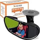 Baby Car Mirror Windshield Infant Front Facing, Shatterproof Child Safety Mirror, Adjustable Suction Cup (S) by COZY GREENS