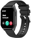BRIBEJAT Smart Watch (Answer/Make Call) 1.83'' Compatible with iPhone Samsung Android Phone Fitness Tracker IP68 Waterproof, SpO2/Heart Rate/Sleep Monitor Pedometer, Black