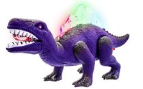 Juguete de dinosaurio electrónico púrpura juguete control remoto para niños regalos edad 3 4 5 6 7