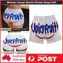 Women Shorts Pajamas Boxer Painted Design Print Casual Sports Fitness Sleep Soft