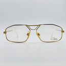 CAZAL eyeglasses Men Ladies Angular Gold Mod. 729 Logo Vintage 80s W.Germany