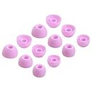 6 Pairs Replacement Earbuds Tips Silicone Eartips Set for Beats Fit Pro Buds Headphones Wireless Fit in Case Ear Tips (Purple)