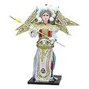 Enakshi Peking Opera Characters Chinese Style Bedroom Cabinet Statue Figurines Decor Yellow White Flag|Home & Garden | Home D?©cor | Figurines
