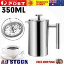 350ML Coffee Maker Filter Tea Pots Espresso French Press Stainless-Steel Coffee