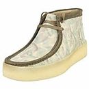 New Men's Clarks Wallabee Cup Bt Made In Vietnam, Green Camouflage, 9