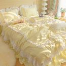 Princess Ruffle Bedding Set Quilt Cover Pillowcase Bed SheetS Home Textiles