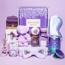 Mother's Day Gift for Women Purple Gift Basket Lavender Relaxing Set Mom Mother