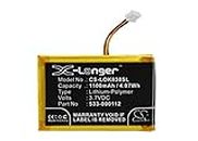 3.7V Battery for Logitech IIIuminated Living-Room Keyboa K830 533-000112 + Pathusion Pry Tool