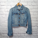 American Eagle Outfitters Jackets & Coats | American Eagle Denim Jacket Womens Size M Blue Button Front Jean Trucker | Color: Blue | Size: M