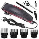 KM 4801 Corded Length Adjustment Function full Trimming Kit for Hair Beard with All Accessories Stainless Steel Sharp Blade