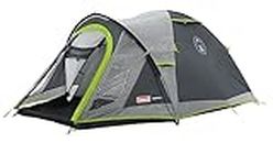 Coleman Darwin 3+ Waterproof Portable Camping Tent with Spacious Porch Tent - for Outdoors, Picnic, Hiking,3000Mm Water Coulmn (Grey)