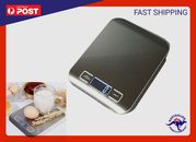  Kitchen Scale Weight 5kg 1g Cooking Food Electronic Digital LCD Stainless Scale