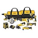 DEWALT 20V MAX Power Tool Combo Kit, 9-Tool Cordless Power Tool Set with 2 Batteries and Charger (DCK940D2)