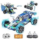 Remote Control Racing car for Boy, STEM Robot Building Kit 3 in 1 APP & Remote Control Educational DIY Engineering Blocks for Kids RC Projects Toys Birthday for Kids 6 7 8 9 10 11 12+