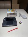 Nintendo 2DS Console Bundle Blue FTR-001 Tested Cleaned Nice Condition Black/Red