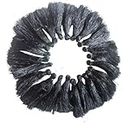 The Lovely Creations 4 CM Silk Yarn Tassels for DIY Jewelry Making, Clothing Sewing Accessories, Home Decor Set 30 PCS. (Black)