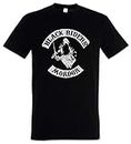 Urban Backwoods Black Riders MC Men T-Shirt Black Size S