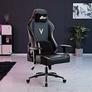 Green Soul Vision Multi-Functional Ergonomic Gaming Chair, Premium Leatherette Chair with Adjustable Neck & Lumbar Pillow, 4D Adjustable Armrests & Heavy Duty Metal Base (Black)