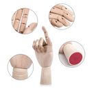 7/10/12* Wooden Hand Drawing Mannequin Hand Movable Limbs Human Artist Mo Lw $6