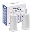 Tepimato 2 Pack Water Filter for Sage, TÜV SÜD Certified Coffee Machine Cartridge Replacement Filters for Sage Barista Express Pro Touch, Compatible with SES810, SES875, SES880, SES920, SES980, SES990