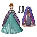 Disney's Frozen 2 Anna's Queen Transformation Fashion Doll with 2 Outfits and 2 Hair Styles, Toy Inspired by Disney's Frozen 2