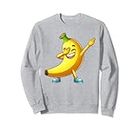 バナナをたたく男性かわいいバナナの衣装面白いバナナ Sweatshirt