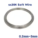 304 Stainless Steel Single Wire soft Annealed Wire Locking 0.2/0.3/0.4/0.5/0.6/0.7/0.8/1/1.5/2mm