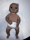 "Muñeca bebé afroamericana Baby Alive real como puede ser 15"" interactiva ¡FUNCIONA rara!