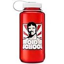 Old School Labs Water Bottle - for Sports, Fitness, Workouts - Nalgene Wide Mouth 32oz - Durable, Leak-Proof, BPA-Free, Stain and Odor Resistant - Old School Red